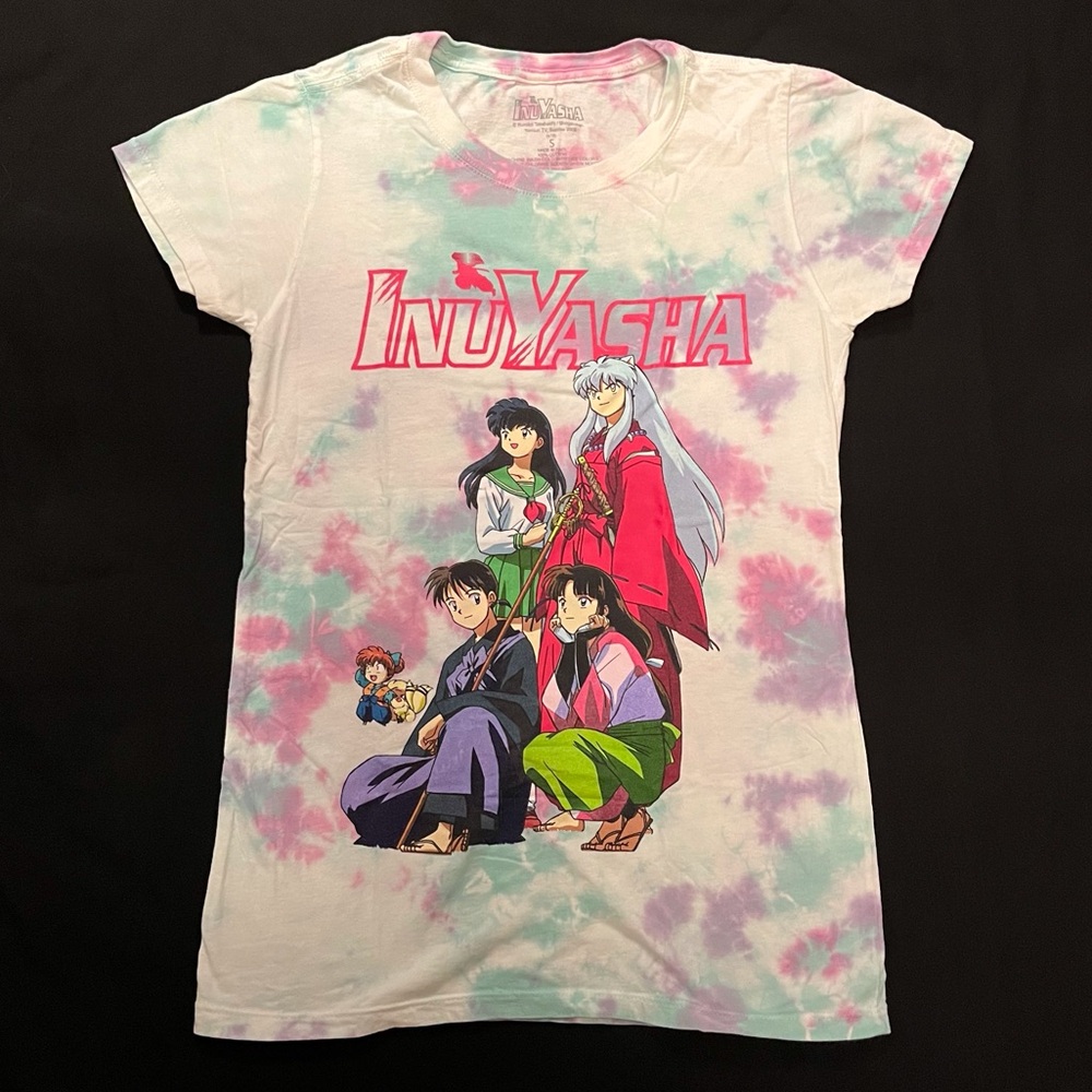 Inuyasha tie-dye tee